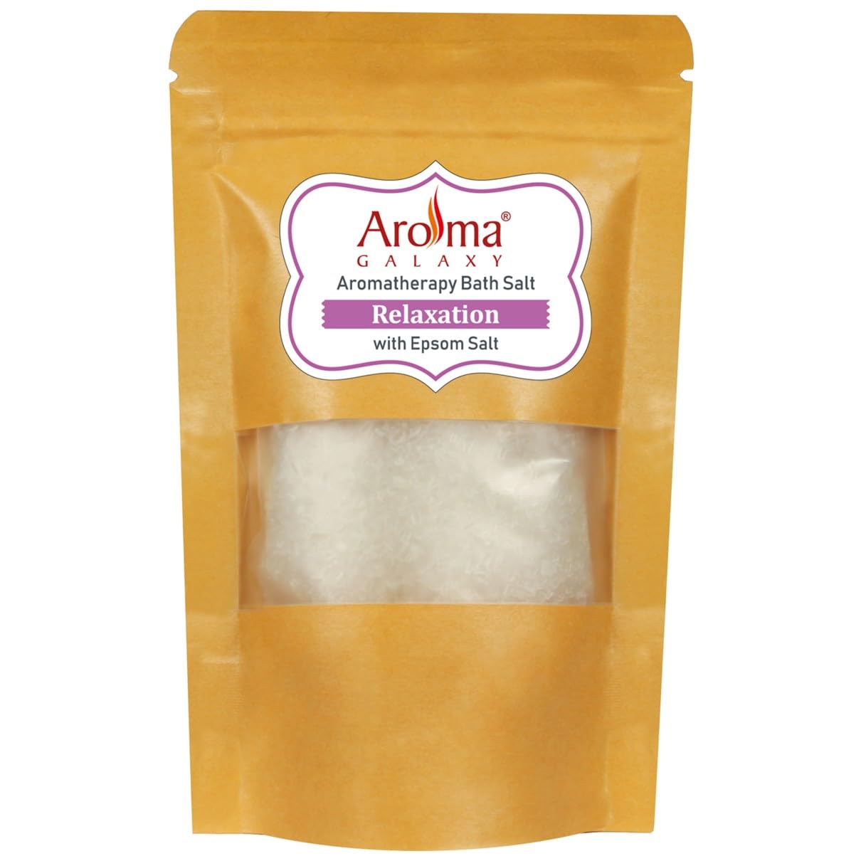 Aroma Galaxy Epsom Salt Infused with Relaxation Essential Oil for Bath, Foot, Sleep, Muscle Relief & Refreshing Body Bath Salt(500GM)