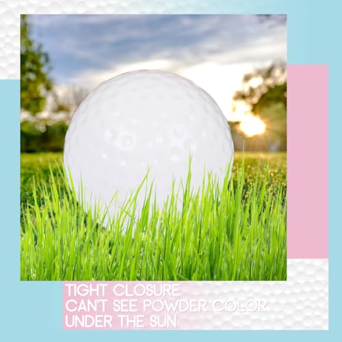 Arelux CPGOLF-0423 Gender Reveal Golf Ball 2 Set (2 Pink 2 Blue & 4 Wooden Tees Per Pack) Color Powder Exploding Ball Kit Great Idea thumb #6