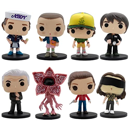 8PCS Strangers-Thing Pop Figures, Strangers-Thing Season 4 Memories Merchandise Gifts, Eddie Pop...