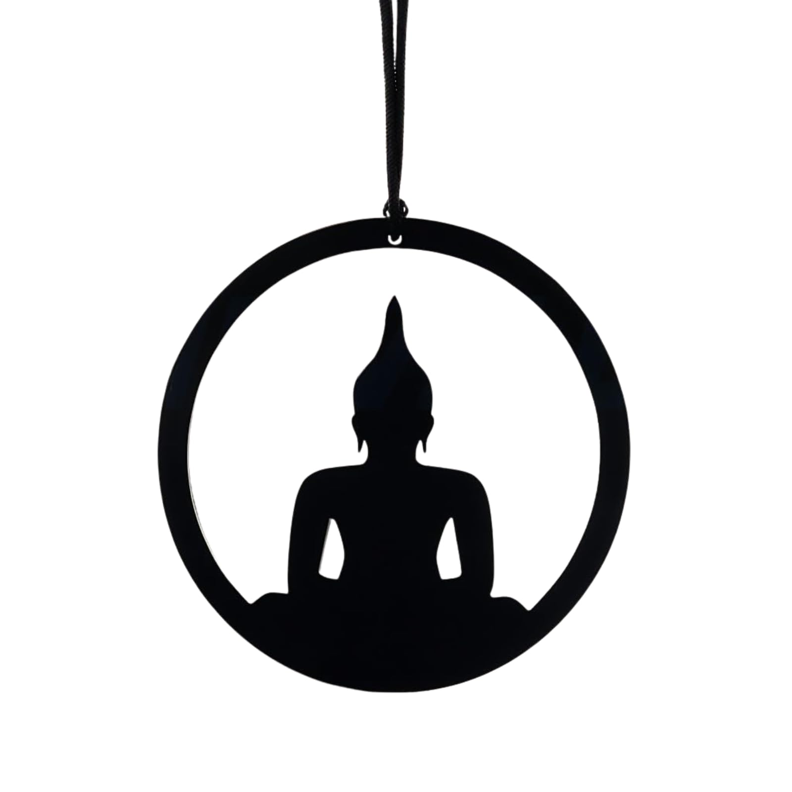 Buddha Car Hanging Dream Catcher, Handmade Boho Charm, Feathered Ornament, Car Mirror Hanging, Interior Decoration Accessory-image-46