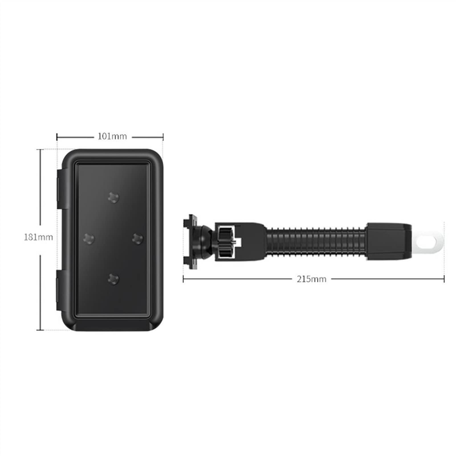 Accessori per Manubrio Supporto per Telefono per Motocicletta Impermeabile Supporto per Telefono per Moto Supporto per Specchietto Retrovisore per Bicicletta da Moto