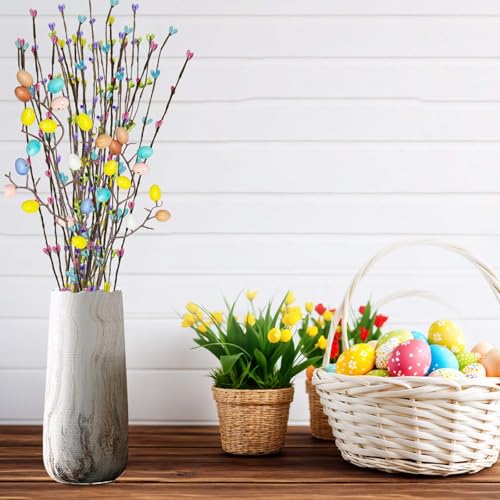 26PCS-Artificial-Easter-Spray-VineEaster-DecorationsEaster-Egg-Twig-Branches-for-Floral-ArrangementEaster-Egg-Branches-with-Easter-Eggs-and-Berries-for-Easter-Home-Decor-and-Flower-Arrangement 26PCS Artificial Easter Spray VineEaster DecorationsEaster Egg Twig Branches for Floral ArrangementEaster Egg Branches with Easter Eggs and Berries for Easter Home Decor and Flower Arrangement