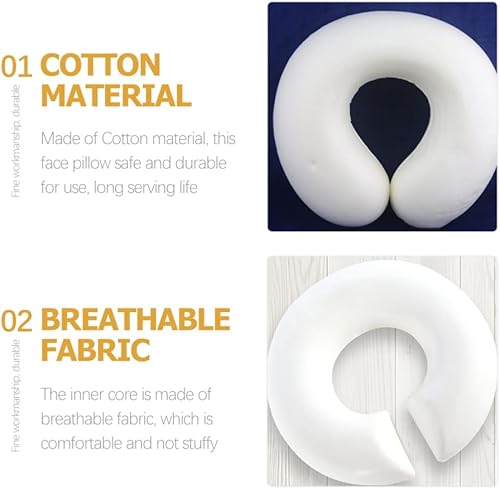 Miniatura 4 de FOMIYES Almohada ajustable que proporciona una comodidad superior para descansar boca abajo boca abajo como un masaje en casa, reposacabezas