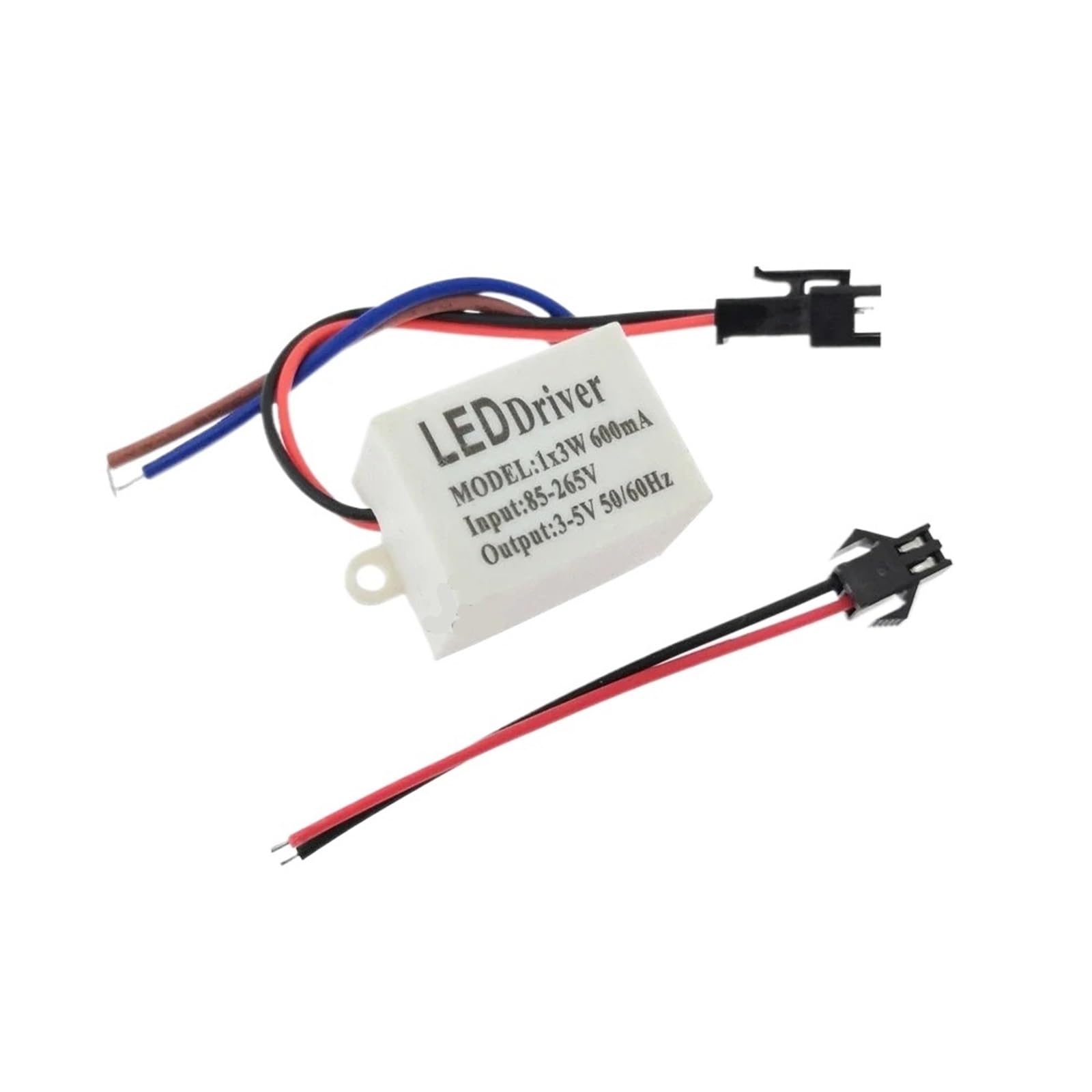 FCARUMIQP 1PCS LED Driver 600mA AC85-265V 3W9W12W18W30W36W50W 1x3W 2-3x3W 4-7x3W 8-12x3W 12-18x3W 18-25x3W Lighting Power Supply(1x3W DC3-4V)