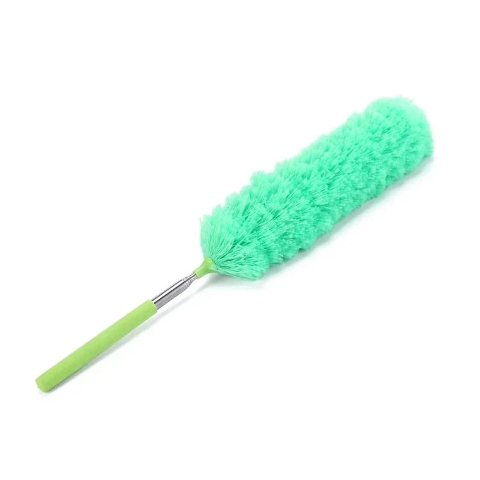 Extendable Dusters For Cleaning Retractabl Dust Duster Telescopic Flexible Stainless Steel Household Feather Cleaning Tool(Green)