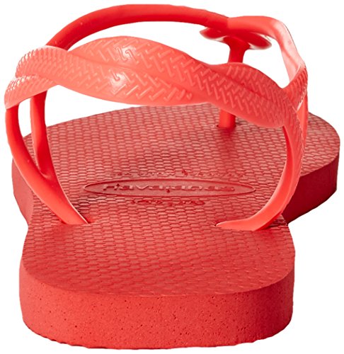Image of Havaianas Women's Luna Flip Flop Sandals, Around Ankle Straps, Roman Sandal,Coral New,41 /42 BR (11-12 M US)