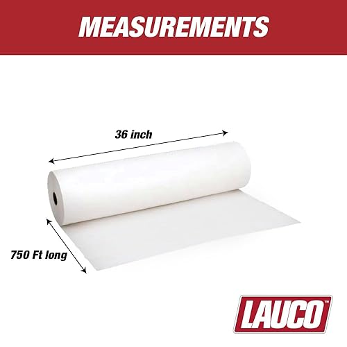 Miniatura 2 de Papel de enmascaramiento de poliéster blanco de alta calidad, 36 pulgadas de ancho x 750 pies de largo, altamente duradero, resistente al desgarro,