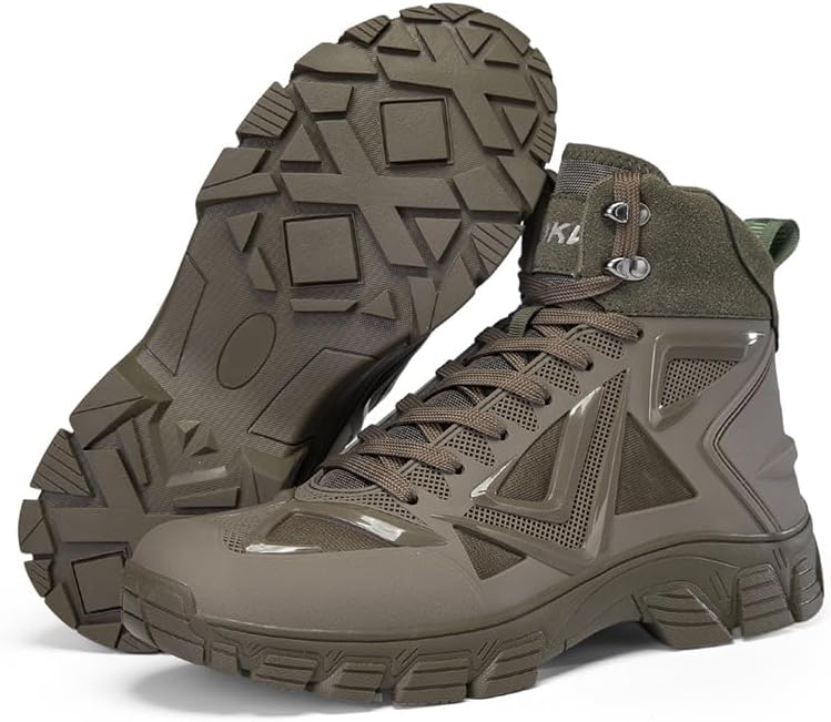 Combat Boots Tactical Military Boots Hiking Shoes Men Plus Size Waterproof Motorcycle Boots Walking for Muck