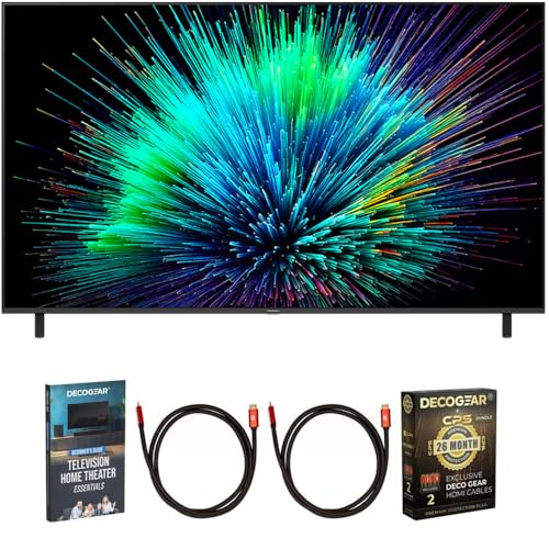 Panasonic TV-75W70BP W70 Series 75 inch LED 4K Ultra HD Smart Fire TV Bundle with 2X 6FT Universal...
