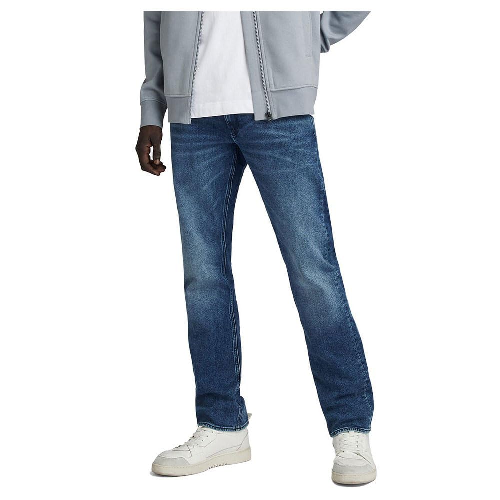 G-STAR Men's Mosa Straight Jeans, Blue (Faded Cascade D23692-C052-C606), 33W / 30L