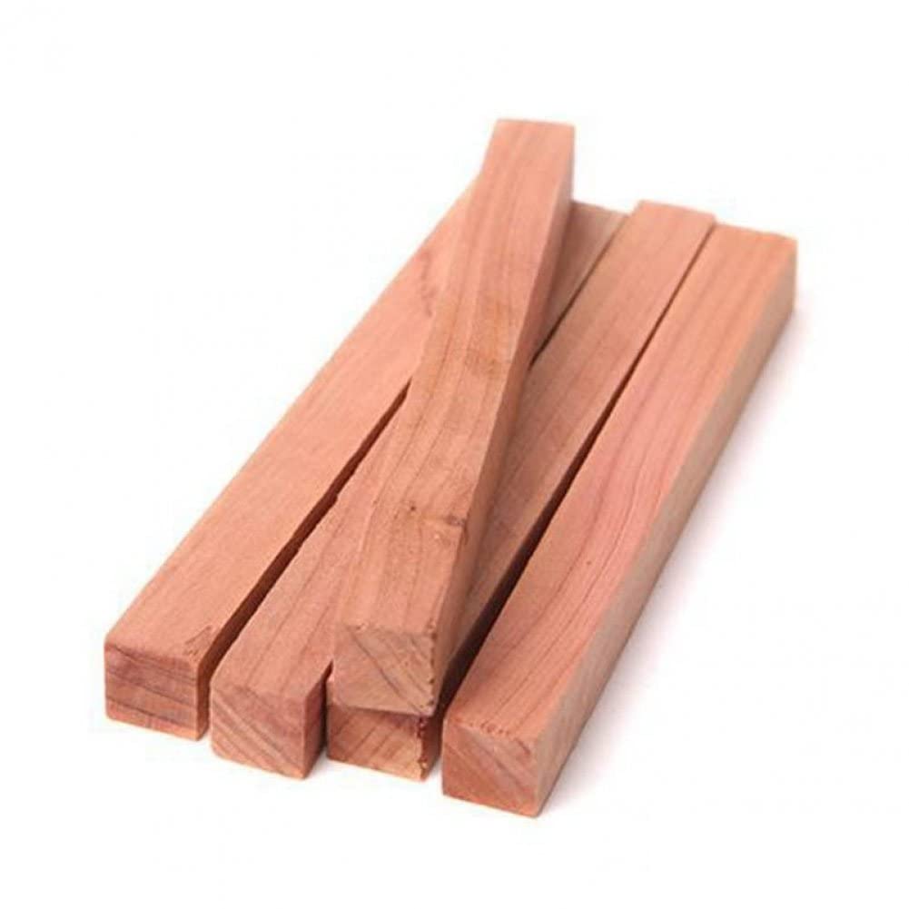 Blocs De Cèdre Anti-mites Lot De 5 - 10 X 1 X 1 Cm, Bois Naturel Parfumé - Pour Protéger Vêtements, Armoires, Tiroirs Des Mites - 5