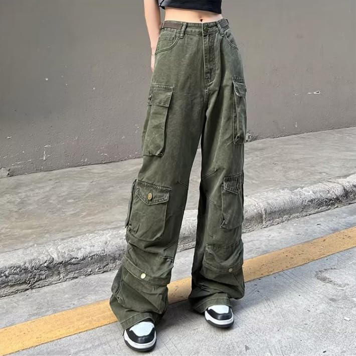 Y2k Jeans Baggy Cargo Pants Fairy Grunge Clothes Straight Leg Boyfriend Jeans for Women Trendy Harajuku Emo Alt Pants2