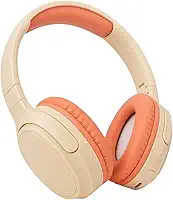 Fone de Ouvido Bluetooth 5.3 On-ear. Cancelamento de Ruído e Regulavel para Corridas e Academia, Headphone Sem Fio com Microfone Integrado Confortavel e Dobravel Compativel com Android e IOS. (Rosa)