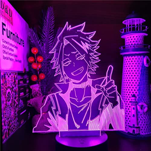 Buy CLYARTPSMy Hero Academia 3D Night Light Denki Kaminari Anime