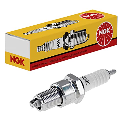 NGK BP6ES - Bujías de encendido para coche, moto, quad/ATV, moto de nieve, barco, motor intraborda, motor fueraborda, cortacésped, etc