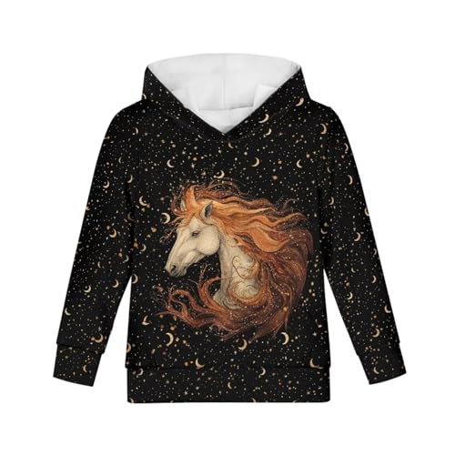 Talayituse Youth Kids Hoodies for Boys Girls with Pockets Pullover Hooed Sweatshirt Long Sleeve Tops Age 6-16 Years Old3