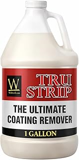 Tru-Strip Industrial Strength Concrete Sealer Stripper – (1 Gallon) Professional Coating & Sealer Remover for Acrylics, Urethanes, Glues, Epoxies – Water Cleanup, Industrial/DIY Surface Prep