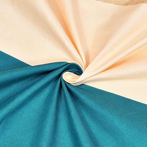 Image of Super Soft All Round (Elastic Fitted) Single Bed Bedsheet with 1 Pillow Cover- 4 Feet x 6 Feet - 48 Inches x 72 Inches x 6 Inches-Single