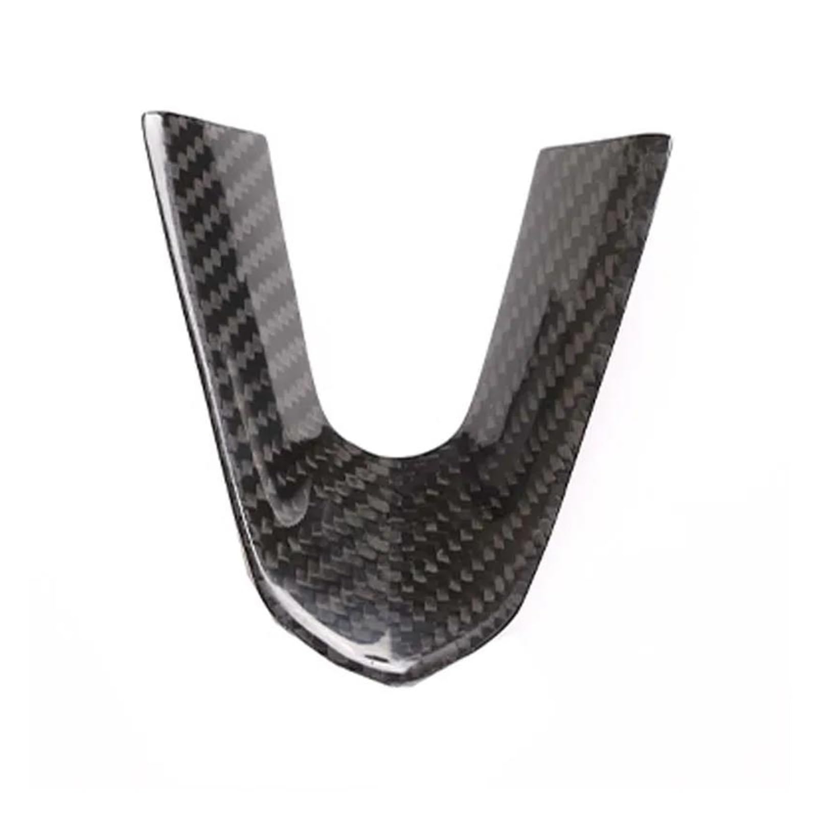 Genérico Envoltura reposabrazos de Consola Central de autom para CT5 Rueda de Acero de Coche Marco en Forma de U Pegatina de Cubierta Decorativa Accesorios de Coche de Estilo de Coche(Negro)