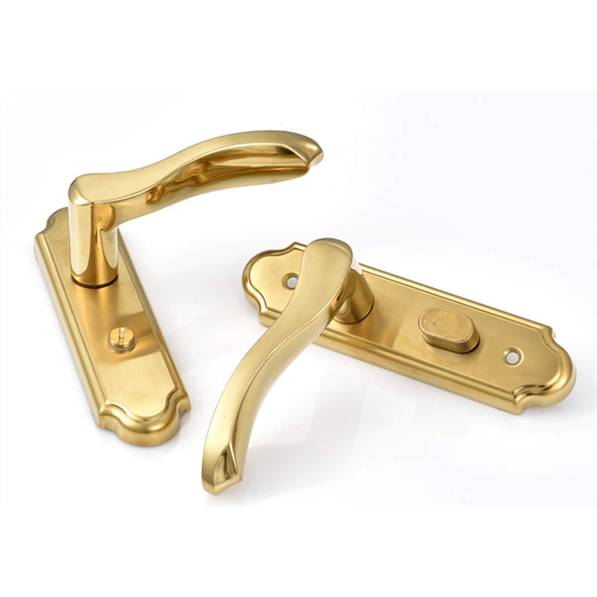 Poignée de porte à verrouillage par levier pour toutes portes intérieures