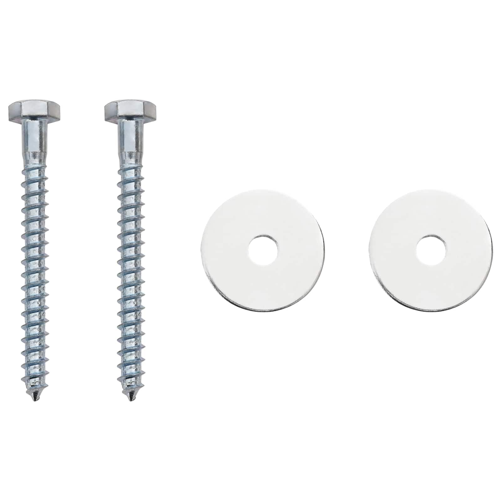vidaXL Ancora per Terra 10 pz Ø10 x 40 cm Metallo Galvanizzato Argento