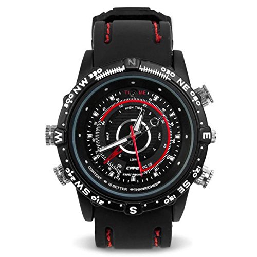 Preisvergleich Produktbild UNOTEC Uhr mit Kamera-Video und sowie Audioaufnahme Funktion 8 GB