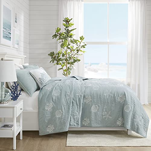 Harbor House HH13-1547 Seaside Reversible Cotton Quilt Set Coastal Clam thumb #14