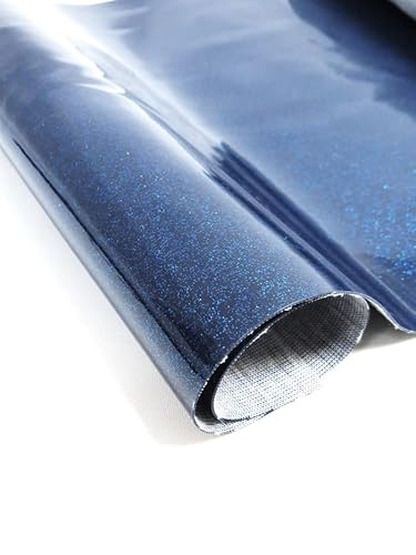 Premium Royal Blue Sparkle Glitter Upholstery Vinyl Fabric by the Yard – Perfect for DIY Home Décor and Upholstery Projects