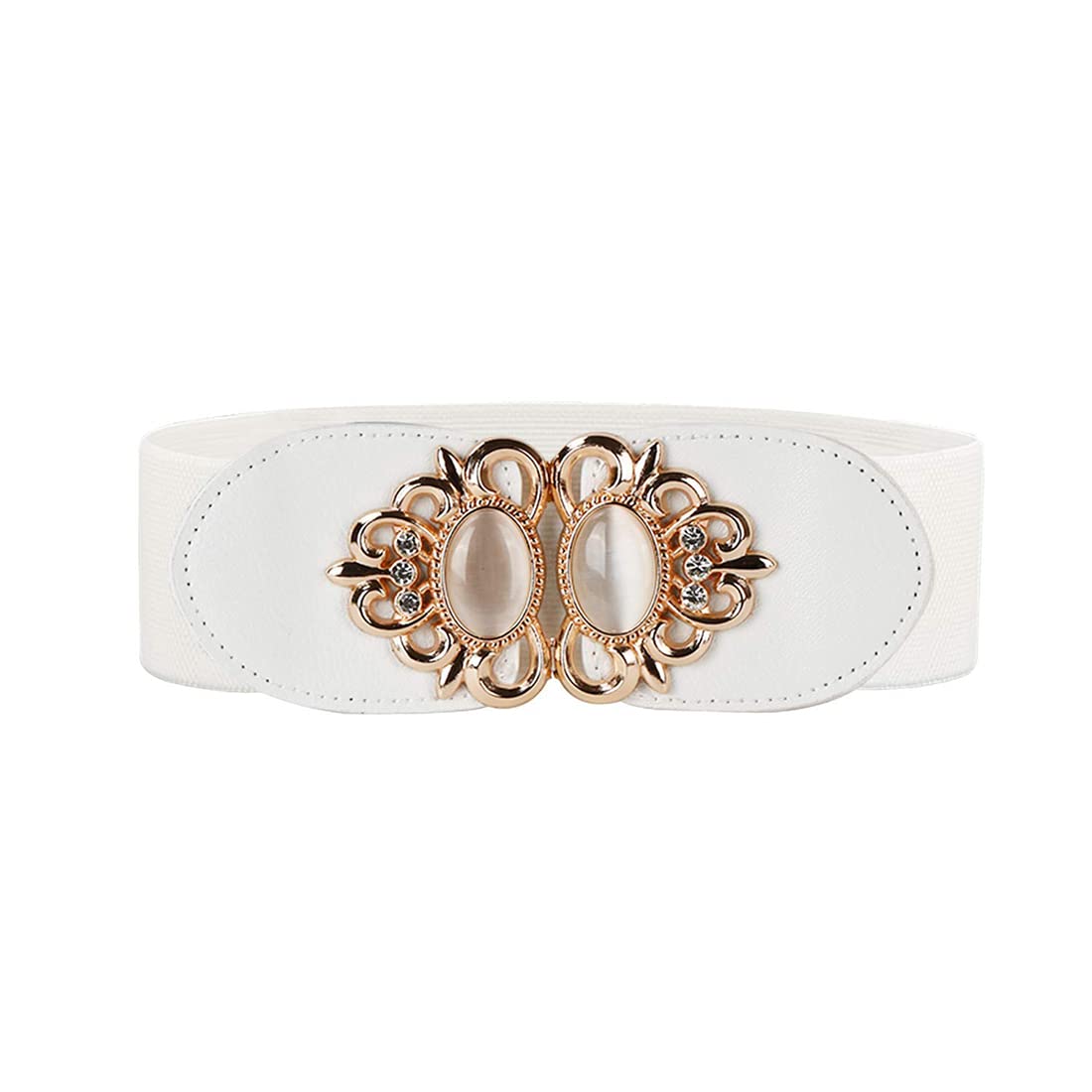 style shoes Women Belt Stylish Buckel Elastic Embellished Waist Belt Decorative Stretch Waist Band-picture-5