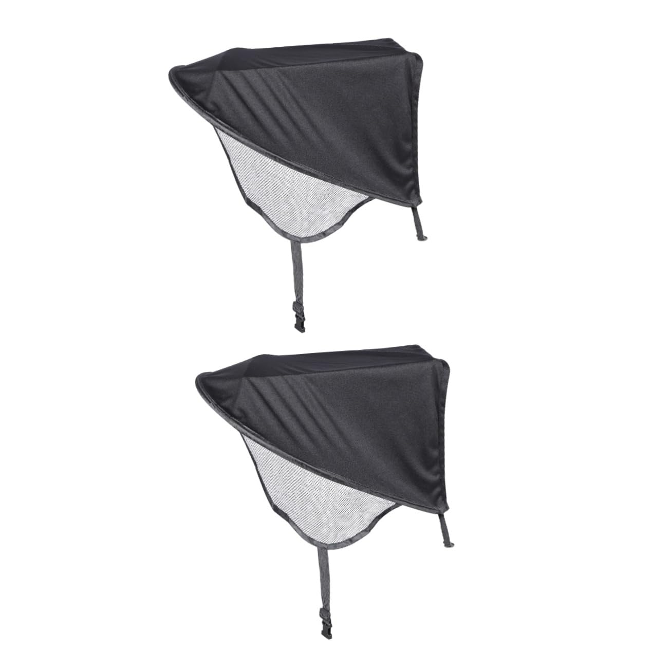 2pcs Stroller Sunshade Cover Spandex Canopy for Strollers Lengthened Design for Wide Coverage Multi Purpose from Sunlight and Rays Easy Installation