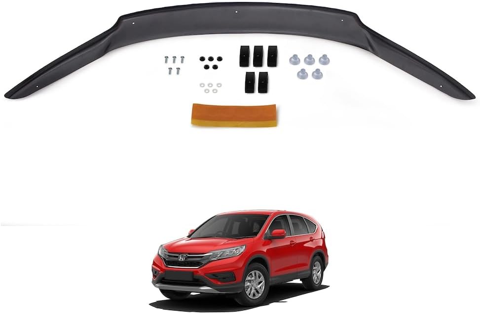 For Honda CR-V 2013 2014 2015 2016 Bonnet Protector Guard Front Bug Shield Hood Deflector Hood Stone Hood Shields Piano Black