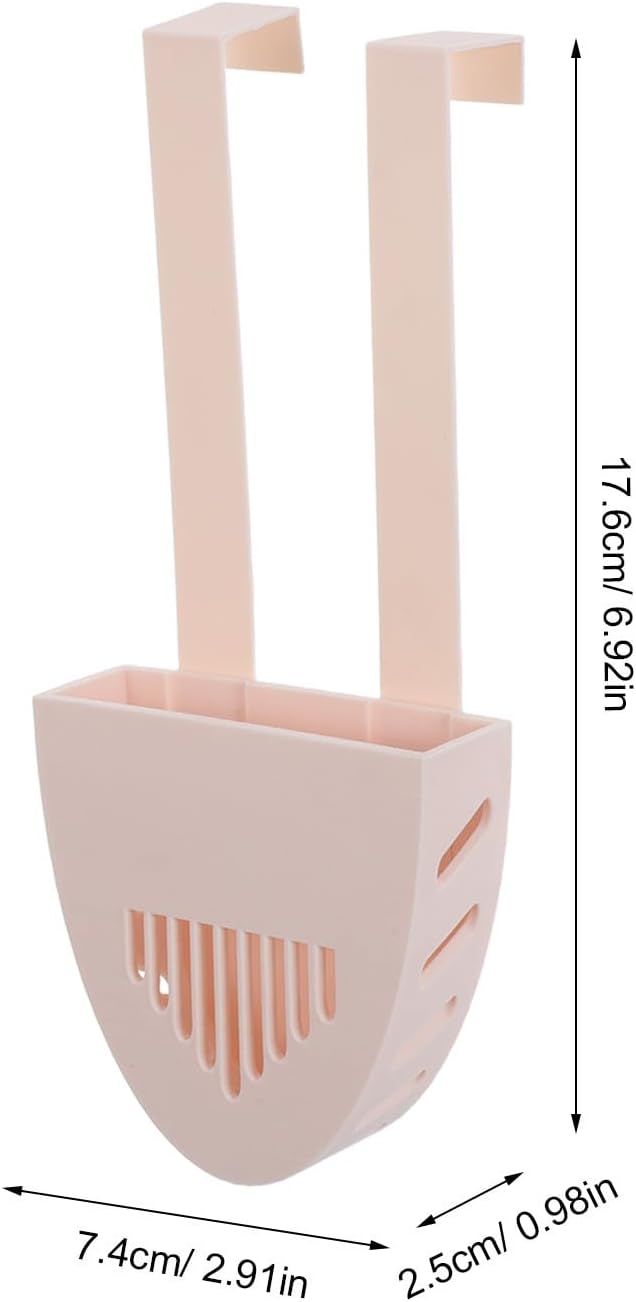 Toilet Tank Cleaner Hook Holder with Space Saving Abs Plastic Design, Rust Resistant and Convenient Access, Bathroom Hanging Tablet Carrier Caddy for Easy Toilet Cleaning image 2