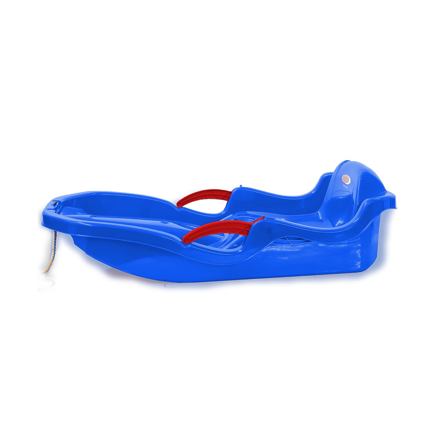 JAMARA 460539 Snow Play Bob Comfort 80 cm avec Frein – Direction par Levier de Frein, Construction aérodynamique, Plastique Durable, résistant aux Chocs, siège Ergonomique, Bleu,