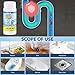 Wild Tornado Pipe Dredge, Wild Tornado Sink and Drain Cleaner, Powerful Sink and Drain Cleaner Powder, Fast Foaming for Kitchen Toilet Pipeline Quick Cleaning Tool (2PCS)