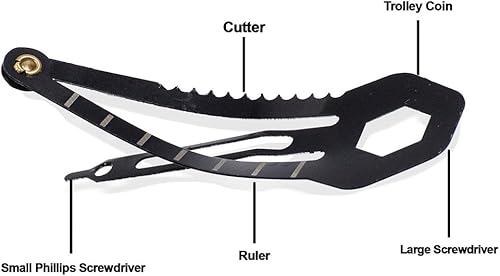 Miniatura 4 de Paquete de 3 pinzas tácticas multiherramienta para el cabello, kit de supervivencia universal para mujeres