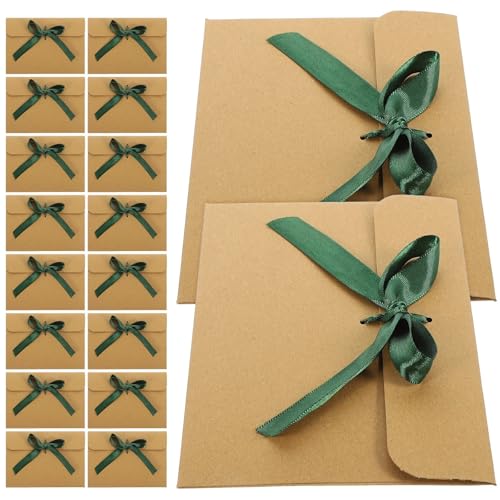 Enveloppe pour invitation kraft vintage et organisateurs de cartes de vœux rétro