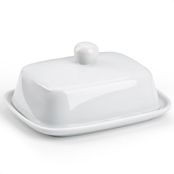 HONZUEN Burriera Ceramica Piccolo con Coperchio