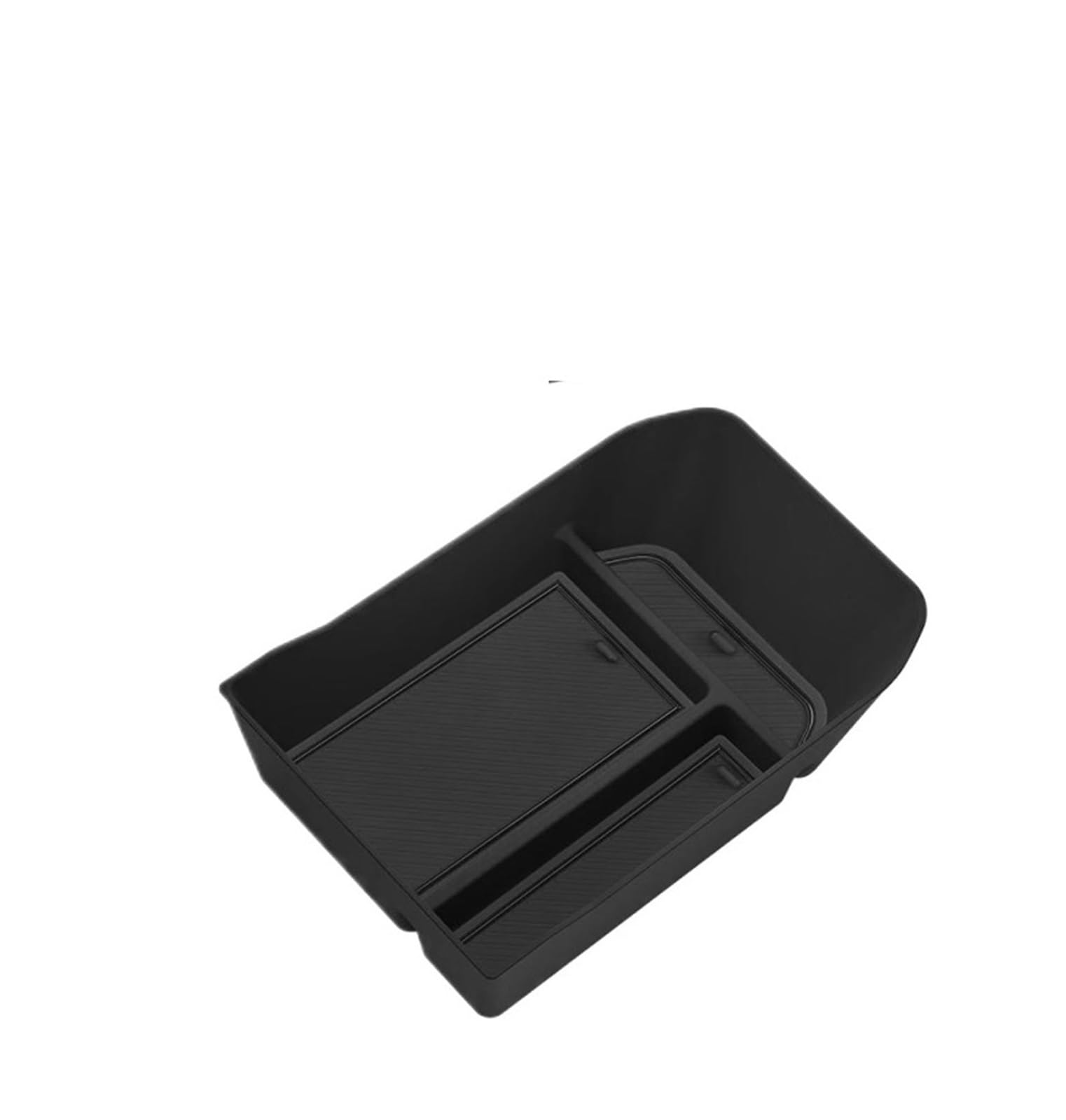 EVEKHAHHRB Console Storage Box Container For Kia For EV3 2024-2026 Car Armrest Storage Box Stowing Tidying Center Console Tray Black ABS Armrest Storage Box