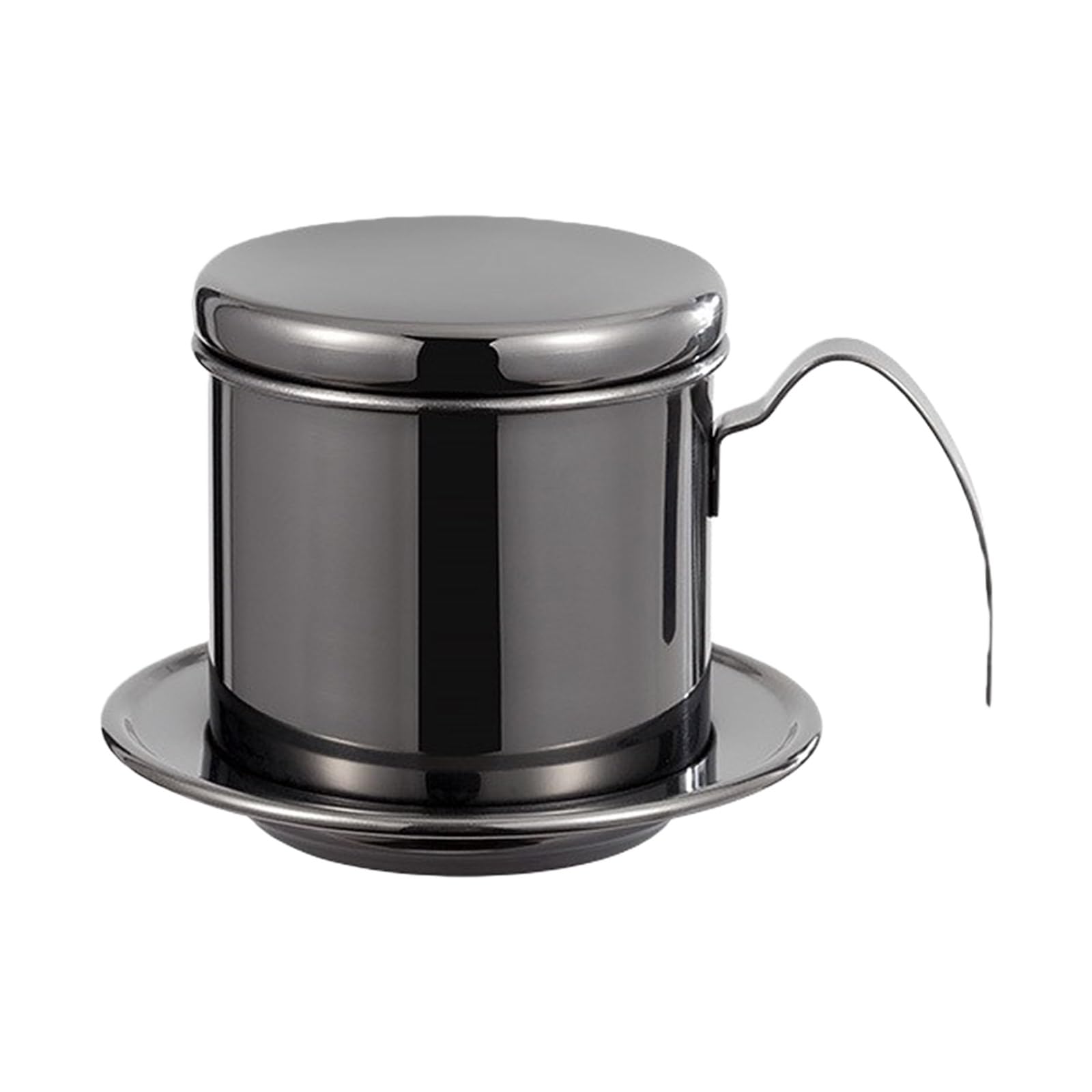 YROHGKPN Coffee Filter with Fine 304 Steel Mesh Rustproof Dripper for Home Hiking Quick Portable Vietnamese Coffee Brewing Cup