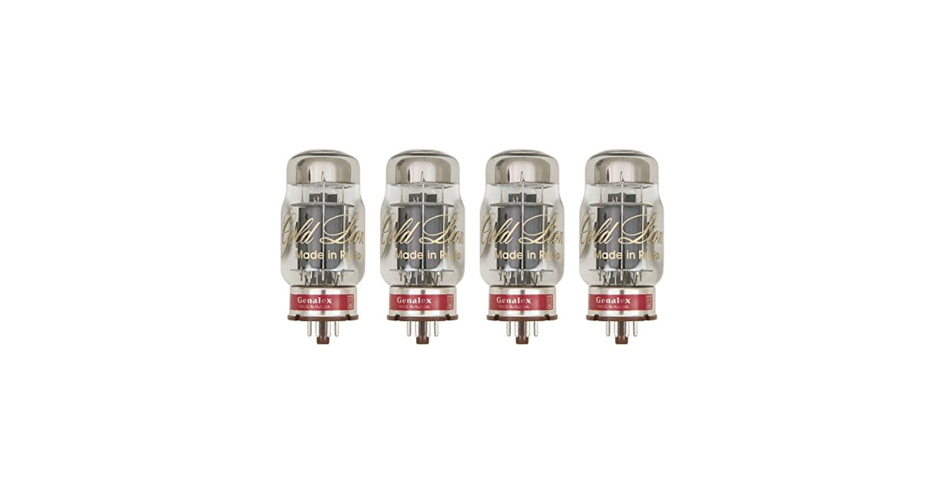 Genalex GOLD LION 真空管 Matched Quad KT-88 Genalex Gold Lion KT88 Power Tubes - Matched Quartet