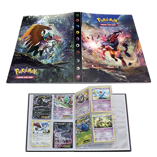 Trading Cards Album Book Best Protection Cards Binder Cards Holder Album for Pokemon - GX EX Box (Incineroar)