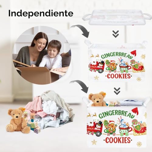 Cajas de almacenaje juguetes y ropa sucia Clastyle infantil de 40x30x30 cm plegables 4