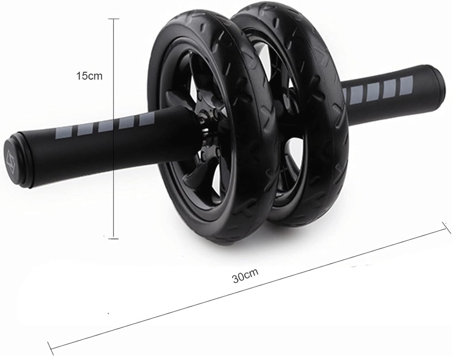 Koła do ćwiczeń Stabiele oefenroller Buikwielroller Antislipbandpatroon Fitness Gym Oefening Dual Ab Roller Wheel Nowy