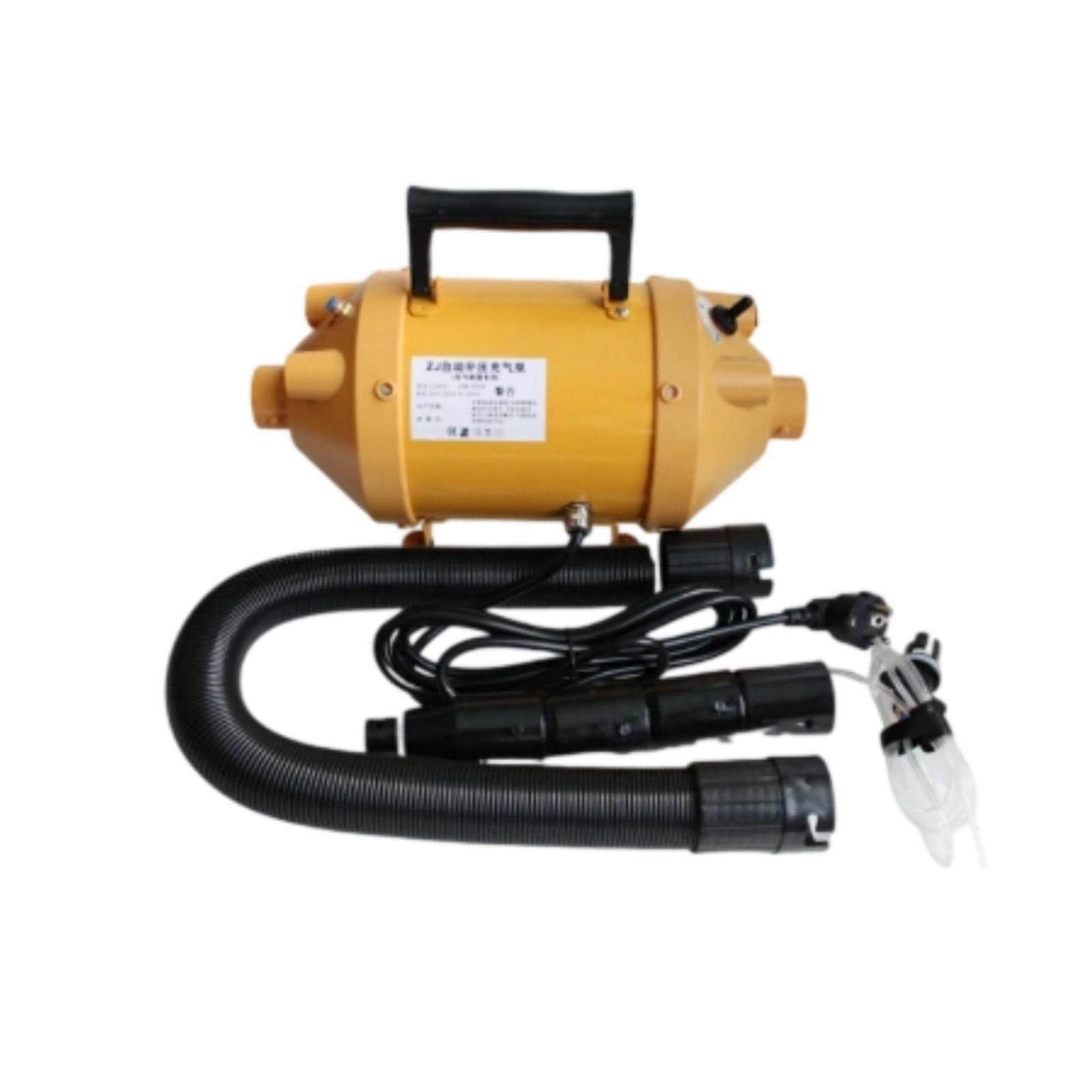 Pompa a Pressione Automatica Pompa Elettrica Gonfiatore Compressore Portatile con Tubo Flessibile E di Controllo Adatta per Tavole Barche Gonfiabili Materassini Attività All’aperto
