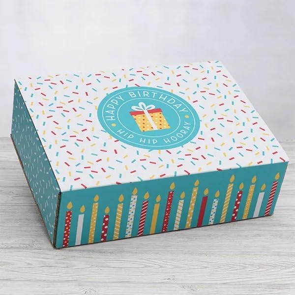 Miniatura 3 de Paquete de cuidado de feliz cumpleaños de lujo, caja de regalo de comida de cumpleaños dulce y salada por GourmetGiftBaskets.com