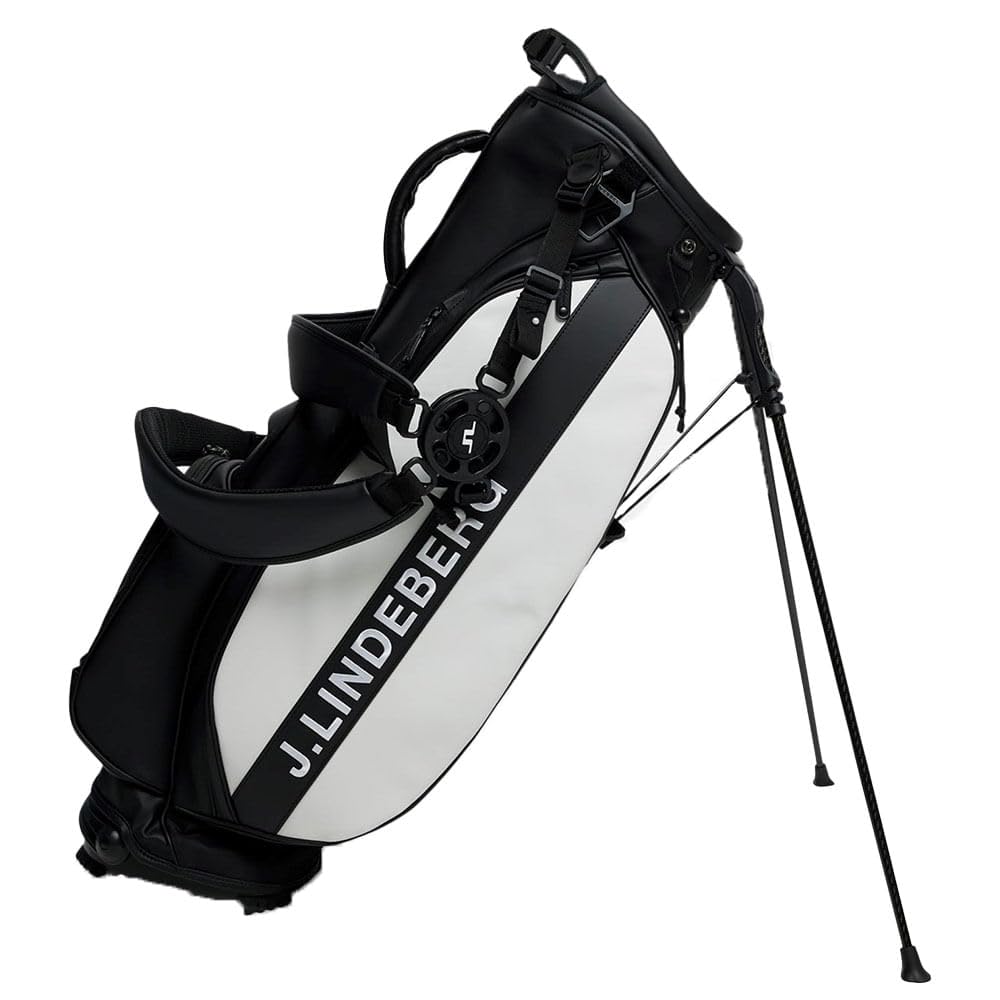 J.Lindeberg Men's Player Stand Bag - White