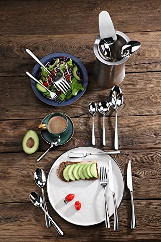 Cangshan-1027037-Rain-II-Series-103-Piece-Stainless-Steel-1810-Forged-Flatware-Set Cangshan 1027037 Rain II Series 103 Piece Stainless Steel 1810 Forged Flatware Set