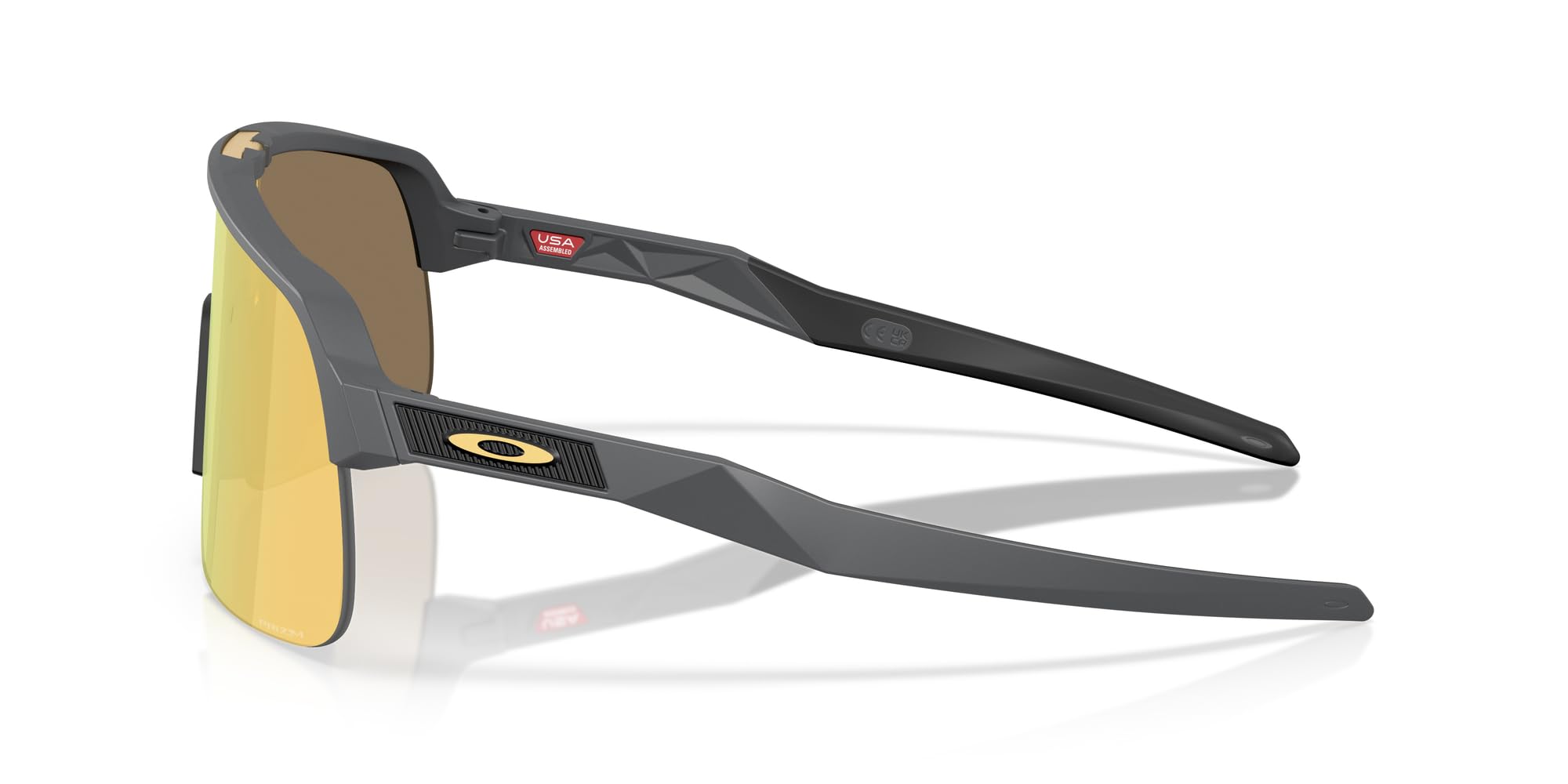Oakley OO9496 Lunettes de soleil rectangulaires polarisées Sutro Lite S, carbone mat/Prizm 24K, 34 mm