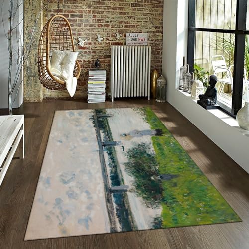 Tapis Claude Monet d'exception 90x150cm impression haute définition - 2