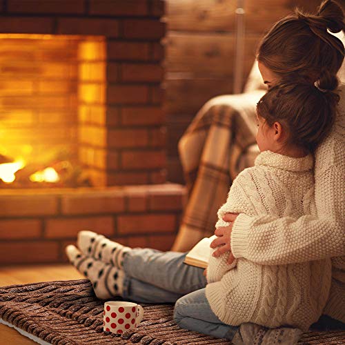 Beautissu Coperta Plaid Sherpa Double-Face 150x200...